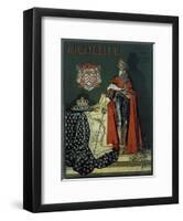 Book Cover 'Richelieu'-Maurice Leloir-Framed Art Print