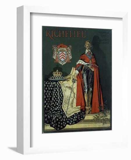 Book Cover 'Richelieu'-Maurice Leloir-Framed Art Print