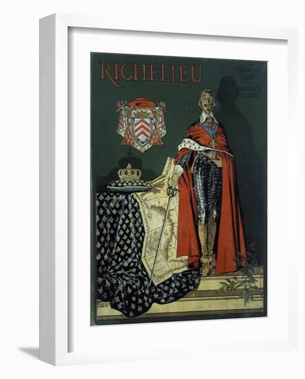 Book Cover 'Richelieu'-Maurice Leloir-Framed Art Print