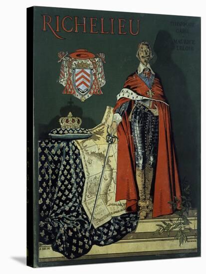 Book Cover 'Richelieu'-Maurice Leloir-Stretched Canvas