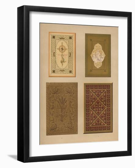 'Book Covers', 1893-Robert Dudley-Framed Giclee Print