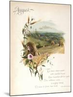 Book Illustration - August-Frederick Hines-Mounted Art Print