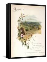 Book Illustration - August-Frederick Hines-Framed Stretched Canvas