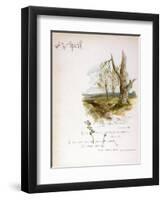 Book Illustration - March-Frederick Hines-Framed Art Print