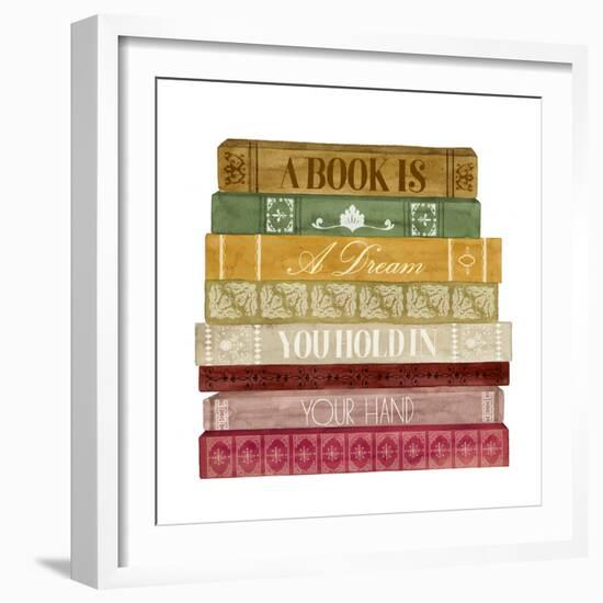 Book Lover I-Grace Popp-Framed Art Print