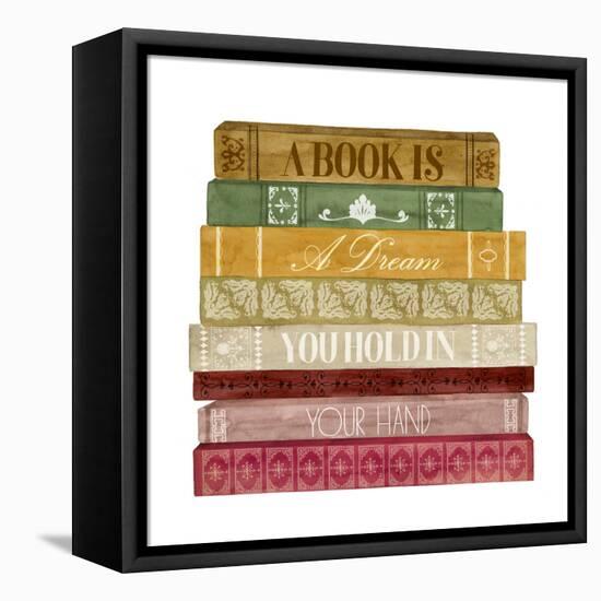 Book Lover I-Grace Popp-Framed Stretched Canvas