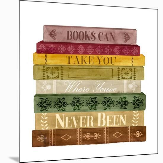 Book Lover II-Grace Popp-Mounted Premium Giclee Print