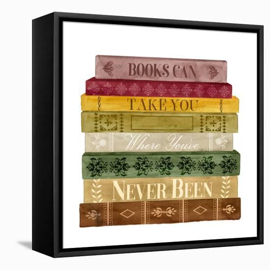 Book Lover II-Grace Popp-Framed Stretched Canvas