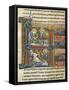 Book of Exodus, Moses and the Burning Bush, Miniature from the Bible of Souvigny-null-Framed Stretched Canvas
