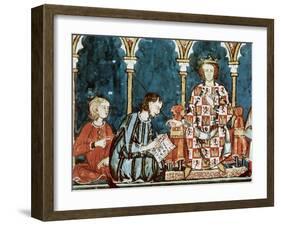 Book of Games, 1282-null-Framed Giclee Print