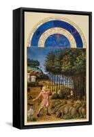 Book of Hours: November-null-Framed Stretched Canvas