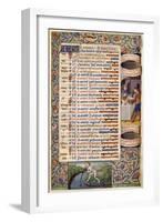 Book of Hours of King Charles VIII of France, 1494-Jacques Besançon-Framed Giclee Print