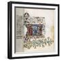 Book of Hours Torriani. Horae Secundum Usum Romanum-null-Framed Giclee Print