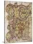 Book of Kells: Christ Page-null-Stretched Canvas