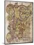 Book of Kells: Christ Page-null-Mounted Premium Giclee Print