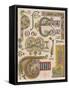 Book of Kells Illuminating Examples-null-Framed Stretched Canvas