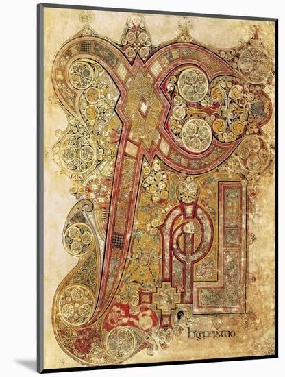 Book of Kells-null-Mounted Art Print