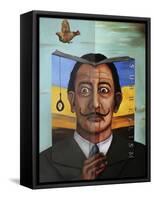 Book of Surrealism-Leah Saulnier-Framed Stretched Canvas