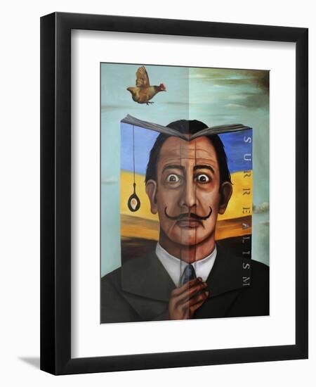 Book of Surrealism-Leah Saulnier-Framed Premium Giclee Print