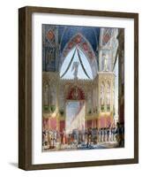 Book of the Coronation by Percier and Fontaine-Percier and Fontaine-Framed Giclee Print