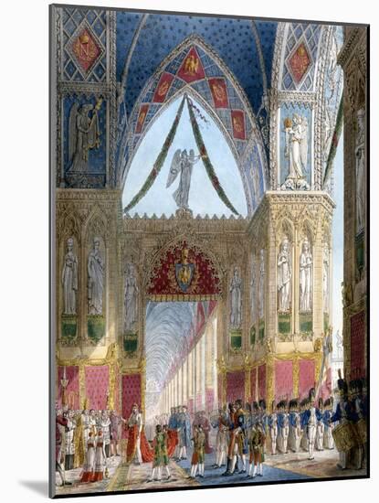 Book of the Coronation by Percier and Fontaine-Percier and Fontaine-Mounted Giclee Print