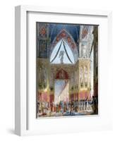 Book of the Coronation by Percier and Fontaine-Percier and Fontaine-Framed Giclee Print