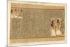 Book of the Dead: Ani and His Wife Tutu Adoring Thoth-E.a. Wallis Budge-Mounted Premium Giclee Print