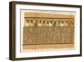 Book of the Dead: Eleven Deities and the Seven Gods-E.a. Wallis Budge-Framed Art Print