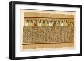 Book of the Dead: Eleven Deities and the Seven Gods-E.a. Wallis Budge-Framed Art Print