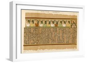 Book of the Dead: Eleven Deities and the Seven Gods-E.a. Wallis Budge-Framed Art Print