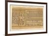 Book of the Dead: Hall of the Two-Fold Maat Showing the Remaining 9 Judges of the Dead-E.a. Wallis Budge-Framed Premium Giclee Print