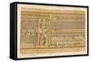 Book of the Dead: Hall of the Two-Fold Maat Showing the Remaining 9 Judges of the Dead-E.a. Wallis Budge-Framed Stretched Canvas