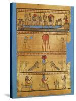 Book of the Dead of Priest Hornedjitef, Homage to Sun God Ra-null-Stretched Canvas