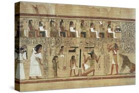 Book of the Dead or Papyrus of Ani-null-Stretched Canvas