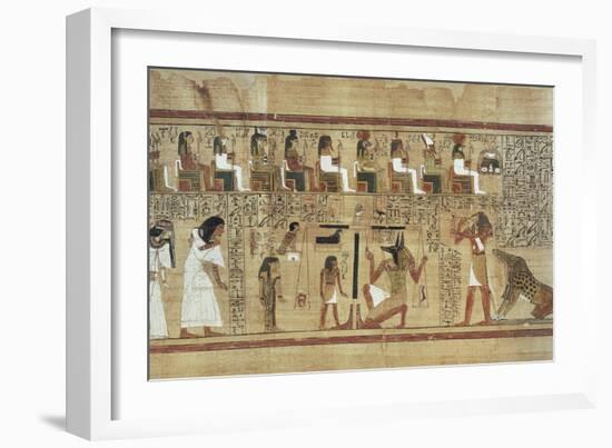 Book of the Dead or Papyrus of Ani-null-Framed Art Print