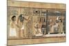 Book of the Dead or Papyrus of Any-null-Mounted Art Print