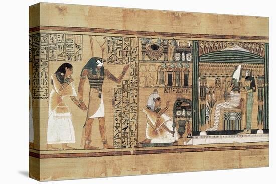 Book of the Dead or Papyrus of Any-null-Stretched Canvas