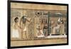 Book of the Dead or Papyrus of Any-null-Framed Art Print