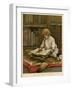 Book on a Rug-null-Framed Art Print