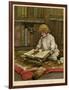 Book on a Rug-null-Framed Art Print