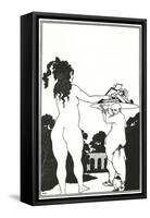 Book-Plate-Aubrey Beardsley-Framed Stretched Canvas