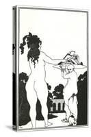 Book-Plate-Aubrey Beardsley-Stretched Canvas