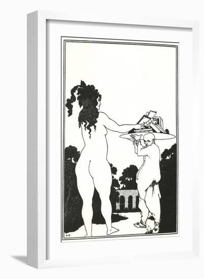 Book-Plate-Aubrey Beardsley-Framed Photographic Print