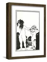 Book-Plate-Aubrey Beardsley-Framed Photographic Print