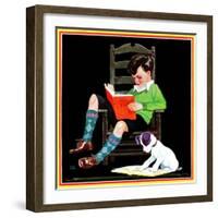 Book Report - Child Life-Keith Ward-Framed Giclee Print
