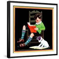 Book Report - Child Life-Keith Ward-Framed Giclee Print