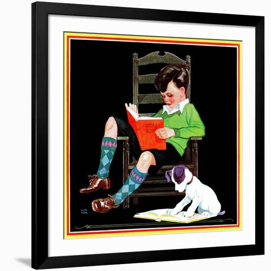 Book Report - Child Life-Keith Ward-Framed Giclee Print