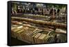 Book Stalls London-Charles Bowman-Framed Stretched Canvas