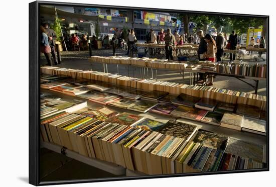 Book Stalls London-Charles Bowman-Framed Photographic Print