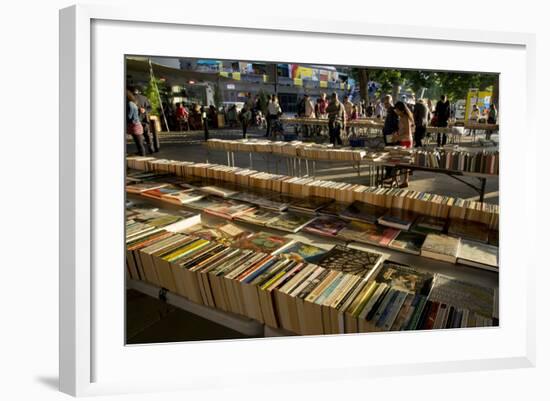 Book Stalls London-Charles Bowman-Framed Photographic Print
